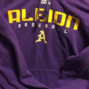 Purple Albion adidas hoodie
